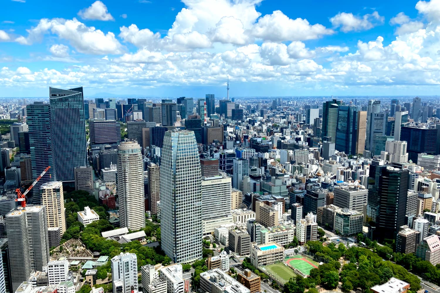 Tokyo Tower Top Deck View, Japan